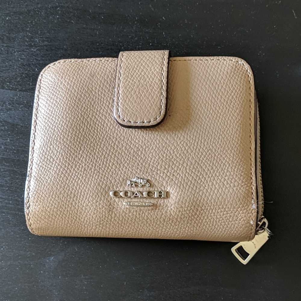 Tan Coach Wallet